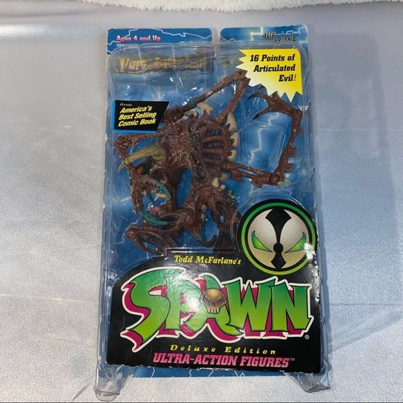 💕Spawn Deluxe Edition Vertebreaker Ultra Action Figure Todd McFarlane Toys 1995 - Picture 1 of 13